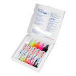 Marcador Edding Acrilico E-5000 Fluo X5